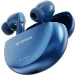Nu Republic Epic X3 Earphone, Earbuds Bluetooth Wireless with X-Bass, Upto 48 hrs Playtime, ENC Mic, Type-C Fast Charging, Hall Sensor - Blue