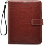 MAHTOX Flip Cover for Samsung Galaxy A6 Plus (Brown, Hard Case)