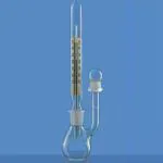 ABGIL Borosilicate Glass Specific Gravity Bottle With Thermometer 25 ml Capacity