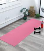 Kuber Industries Yoga Mat | Eva Foam Workout Mat | Anti-Skid Exercise Mat | Gym Yoga Mat | Yoga Mat for Women | Yoga Mat for Men | 4 MM | Pink