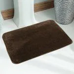 Saral Home Easy Living Multicolor Microfiber Bath Mat 40x60 cm (Set of 2) SOS70BEGBROWN