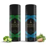 French Essence Recharge & Triumph deodorant Body spray set for Men and Women 200 ml, Long-Lasting unisex deodorant / Perfect for everyday use. (Pack of 2)