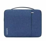 Handcuffs Document Bags Waterproof Portfolio Organizer Zipper Case Professional File Folders Bag for Certificates & Documents (Blue)
