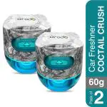 Airodo aer twist, Car Air Freshener, Long-lasting, Spill-proof - Cocktail Crush (Blue | 60g | Pack 02)