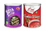 Desi Treat Soya Tikka with Italian Herbs800g + Desi Treat Tomato Puree 825g Combo