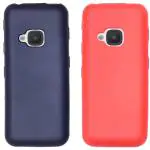 Gizmofreaks Back Cover Case for Nokia 5310 2020 XpressMusic ( Pack of 2 ) ( Premium Matte TPU ) Red & Blue