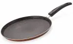 Nirlon Brownie Granite Non Stick Aluminium Gas & stovetops Friendly Flat Dosa Tawa 26cm