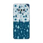GADGETSWRAP Printed Vinyl Skin Sticker for Oneplus 8 - Winter Doodle
