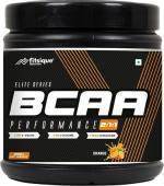 Fitsique | Elite Series | BCAA | Performance Supplement | L-Valine, L-Leucine, L-Isoleucine | Fruit Punch Flavour | Support Muscle Recovery and Building (Orange 250 gram)