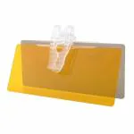 Ketzshop HD Visor for Car, for Day and Night, Polarized Sun Visor, Anti-Glare, UV Blocking Sun Protection Vehicle Windshield Sunshade, Car Accessories for Clearer Vision and Safe Driving (pack of 1)