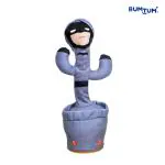 BUMTUM Dancing Singing Batman Character Toy, Wriggle & Singing For Babies & Kids, Plush Musical Toys (Silver)