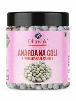 Dhawak Anardana Goli Churan 250 gm Anardana Drops Pachak for Digestion churan goli|Mouth Freshener Pomegranate Candy (Jar Pack)