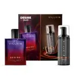 Villain Desire Duo Gift Set | Desire Luxury Long Lasting EDP 100ml & Choco Mint Facewash 100ml