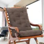 Faburaa Maple Soft & Relaxing Jute Seat Cushion for Patio Chair Rocking Chair 24x50 Inch (Brown)