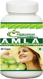 Prirupam Amla Capsules 30 Nos 100% Organic Antioxidant Immunity Natural Supplements (Pack of 1)