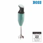 BOSS Genius Portable Hand Blender | 5 Years Warranty* | Powerful 275 W Motor | Chopper & Chutney Attachments | Variable Speed Control | ISI-Marked, Blue