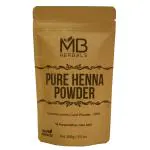 MB Herbals Natural & Pure Henna Powder 100G | For Natural Orange-Red Hair Color | Triple Sifted | Raw