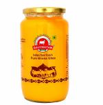 GAVYRATAN Bilona Ghee | 100% Pure Tharparkar A2 Cow Desi Ghee Non GMO - Made Using Traditional Bilona Method | Ghee 1L | Glass Ghee jar | A2 Ghee Cow Organic | Pack of 1