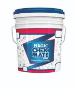 Magic Paints CHEK Mate PRO Damp Proof Coating Waterproofing Solution for Homes, Terraces, Roofs Patch Repair of Internal and External | Waterproofing & Repairs for Roofs, Floors, Walls, Terraces 1 L