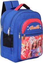 ANGELSTAR 30L Barbie School Backpack, 1st/2nd/3rd/4th & 5th Class School Bag for Boys & Girls, Waterproof (Blue)