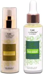 PURE AATMAN Flip Flop Pigmentation Face Serum and Toner Kit for All Skin Type Pack of 2 (100 ml, 40 ml)