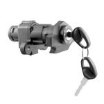 Deutsche Metal Cylindrical Ignition Lock Replacement Set Compatible with Bajaj Platina 125 DTS-i ES