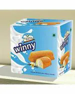 Ribbons and Balloons Winny Sponge Cake with Vanilla Filling 600 g (Pack of 24)