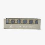 CASADECOR Grey Marble Knobs Drawer Cabinet Pulls for Kitchen Shelves Decor (pack of 6)