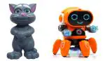 Kidsaholic Combo of Bot Dancing Robot and Intelligent Grey Talking Tom Cat