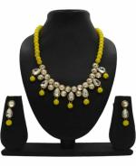Jn Handicraft Alloy Copper-Plated Black Jewel Set For Women
