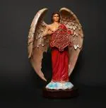 Karighar Multicolor Resin Archangel Metatron Statue Idol Perfect