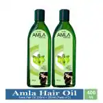 SURBHI Amla Hair Oil - Cold Pressed Indian Gooseberry Oil, No Mineral Oil, No Silicones - 400ml