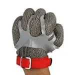 ETS Handpro Imported Protective Glove Stainless Steel Mesh Cutting Resistant Chain Mail Size L, 1 Pc (Large)