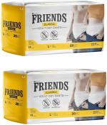 Friends Classic Pant Diapers - 40 Pieces, L (Pack Of 2)