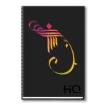 Navneet HQ| Hard Cover Ganesha Notebook Design 7| Wiro / Spiral Bound| Single Line| A6 Size - 14.8 cm x 10.5 cm| 192 Pages| Pack of 2