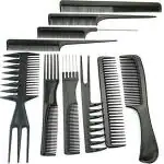 Jgsg Set Of 10 Pcs Multipurpose Salon Hair Styling (41* 25) Cm Hairdressing Hairdresser Barber Combs Professional Comb Kit