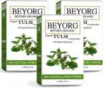 BEYORG Paraben Free Tulsi Powder for Anti Acne - Pimples and Tan Removal - 300 g (pack of 3)