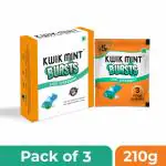 Kwik Mint Mouth Freshener Bursts - Pack of 3