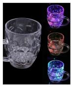 Misaki Transparent Plastic Magic Cup, 250 ml (Pack Of 60 Caps)