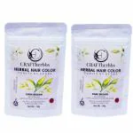 CRAFTherbbs Brown Hair and Beard Color for Men, Natural Look, Long Lasting Colour, Easy to Apply & Use, No Stain on Skin, Natural & Herbal Ingredients - 50Gm (Pack of 2)