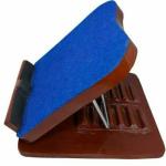 PHYSIOTREX Wooden Adjustable Calf Stretcher Slant Board & 8-Level Ankle Incline for Stretching Calf Muscle, Leg Exercise & Strength Training Equipment