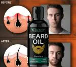 KURAIY Natural Beard Growth Oil Hair Growth Agent Thickener Hair Beard Care Product Anti Hair Loss Tonic Grow Beard Treatment Hair Serum