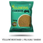 GLOWING FARMER Pili Rai | Yellow Mustard Seeds 100g