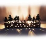 Incredible Gifts Christmas Decorations for Home - DIY Christmas Decorations Two Deer Shadow Light (Wood, 10x4 Inches)
