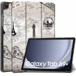 ProElite Cover for Galaxy Tab A9 Plus 11 inch Case Cover, Smart Trifold Flip case Cover for Samsung Galaxy Tab A9+ 11 inch, Eiffel