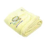 BUMTUM Super Soft New Born Baby Blanket | Wrapper Sheet For Baby Boys & Baby Girls | Lion Print, Lightweight | Super Comfortable (100cm x 80cm, Lemon)