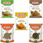 AADAR Coriander Powder, Jeera Powder [50 Gms], Turmeric Powder, Whole Cumin, Cloves (5 x 100 g)