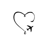 SIMPLY INKED Love of Traveling Temporary Tattoo, Designer Tattoo for all (Love of Traveling Tattoo) Pack of 2