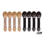 Kids Station Made in India Furniture Safety Locks for Kids, Child Safety Locks for Drawers, Cabinets, Fridge, Cupboard Lock, Strong and Adhesive Safety Locks (4 Brown + 4 Beige)