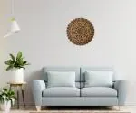 Gloridec Wooden 3D Laser Cut Decorative Mandala Wall Decor | Decorative Multi Layered Round Mandala Wall Art, Living Room Wall Hanging (12